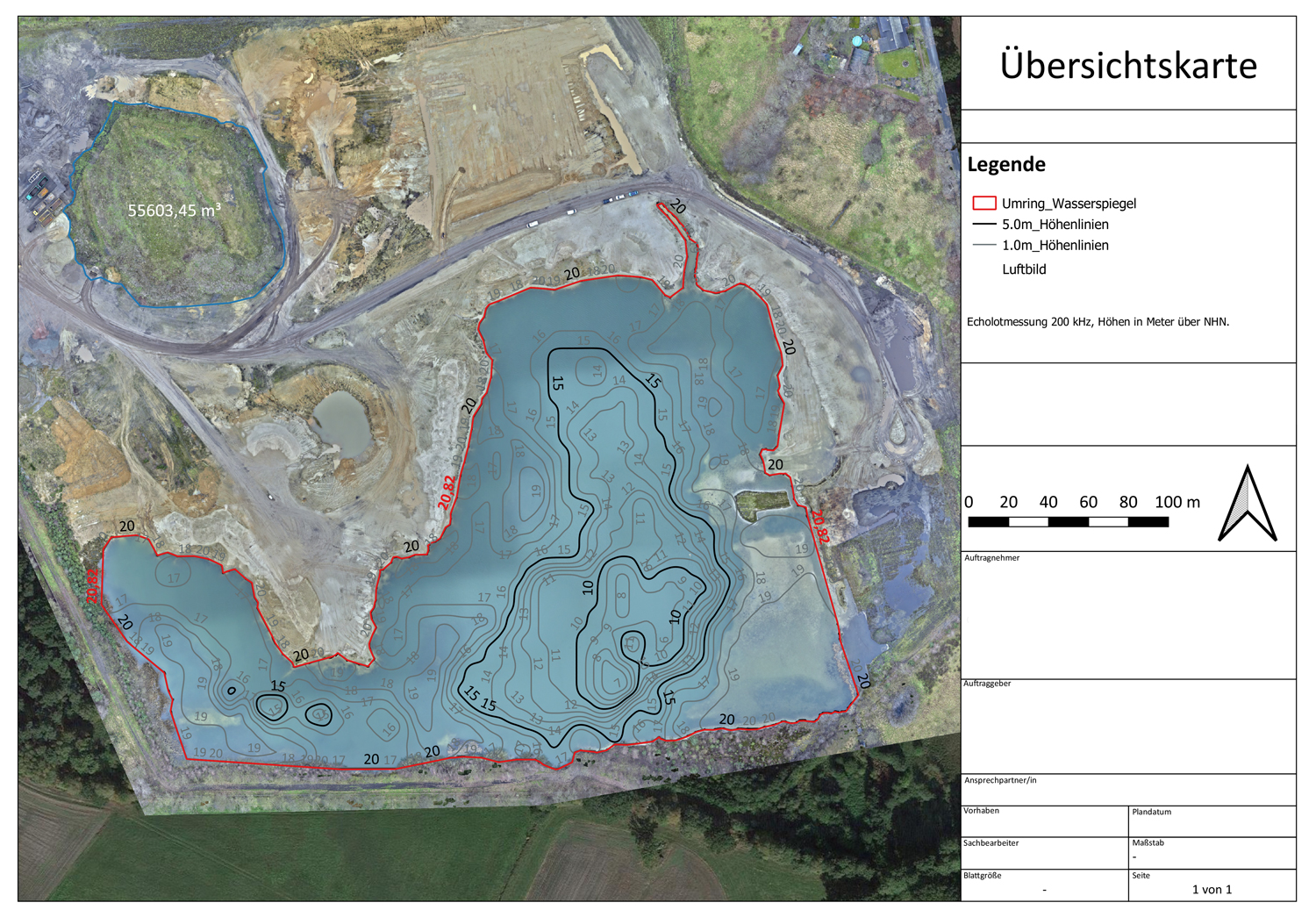 drohne, aerial survey, drohnenvermessung, luftbildvermessung, gewässervermessung, messboot, erdmassenermittlung