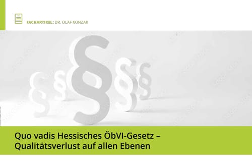 Hessisches ÖbVI Gesetz, Novellierung