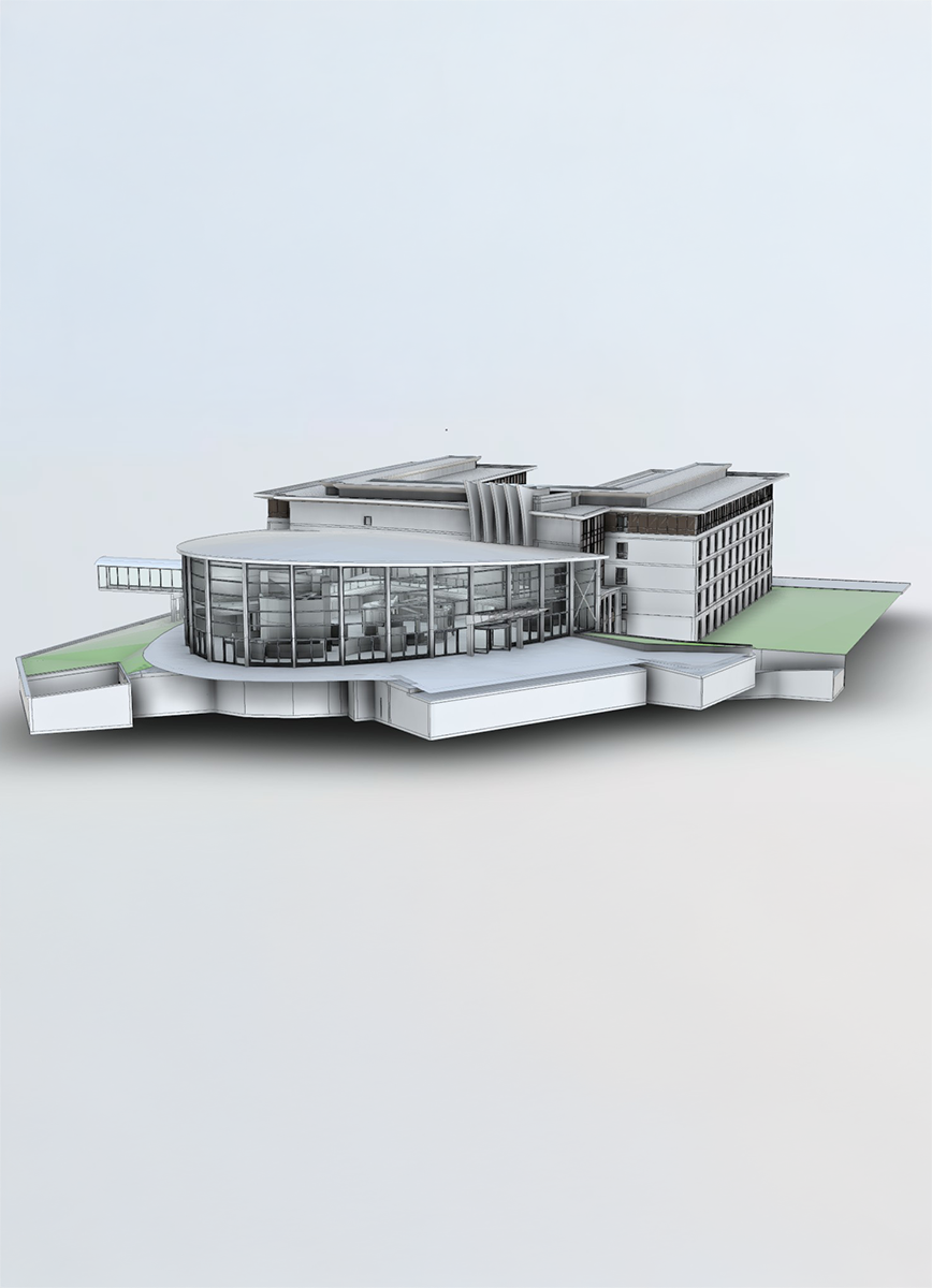 3D-Modell, 3D-Laserscanning, Bestandsaufmaß, Offenbach, Vermessung