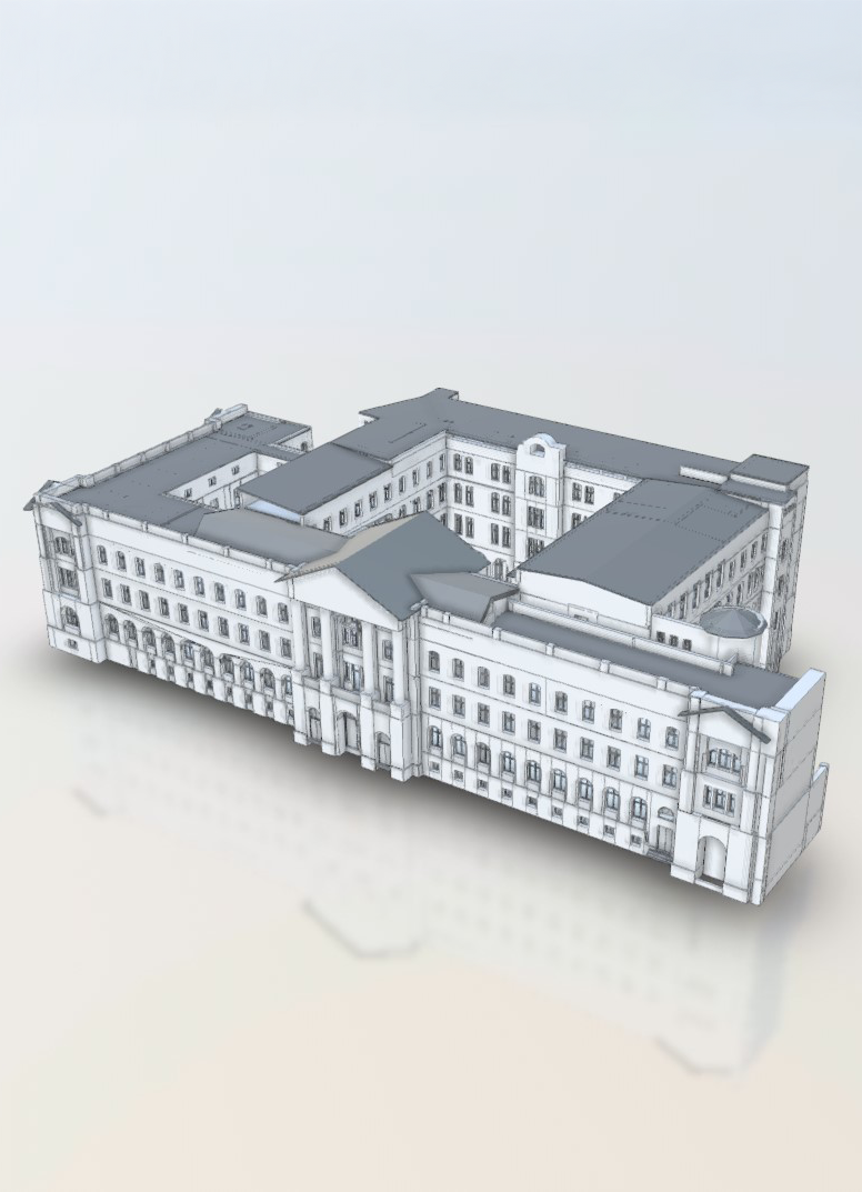 3D-Modell, 3D-Laserscanning, Bestandsaufmaß, Potsdam