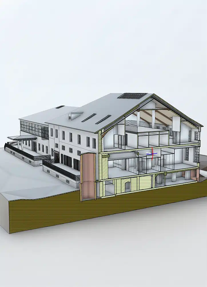 3D-Laserscanning, 3D-Vermessung, Bestandsvermessung, Vermessungsbüro, Heeresbäckerei Magazinhof Kassel